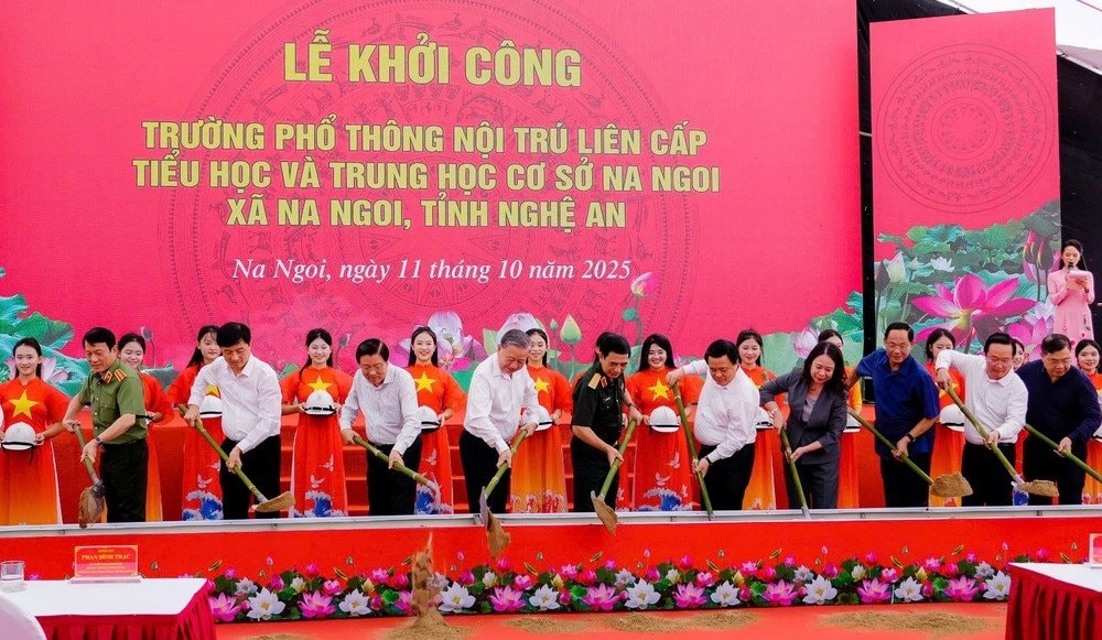Sáng nay 9/11: Khởi công đồng loạt các trường phổ thông nội trú liên cấp tại các xã biên giới đất liền