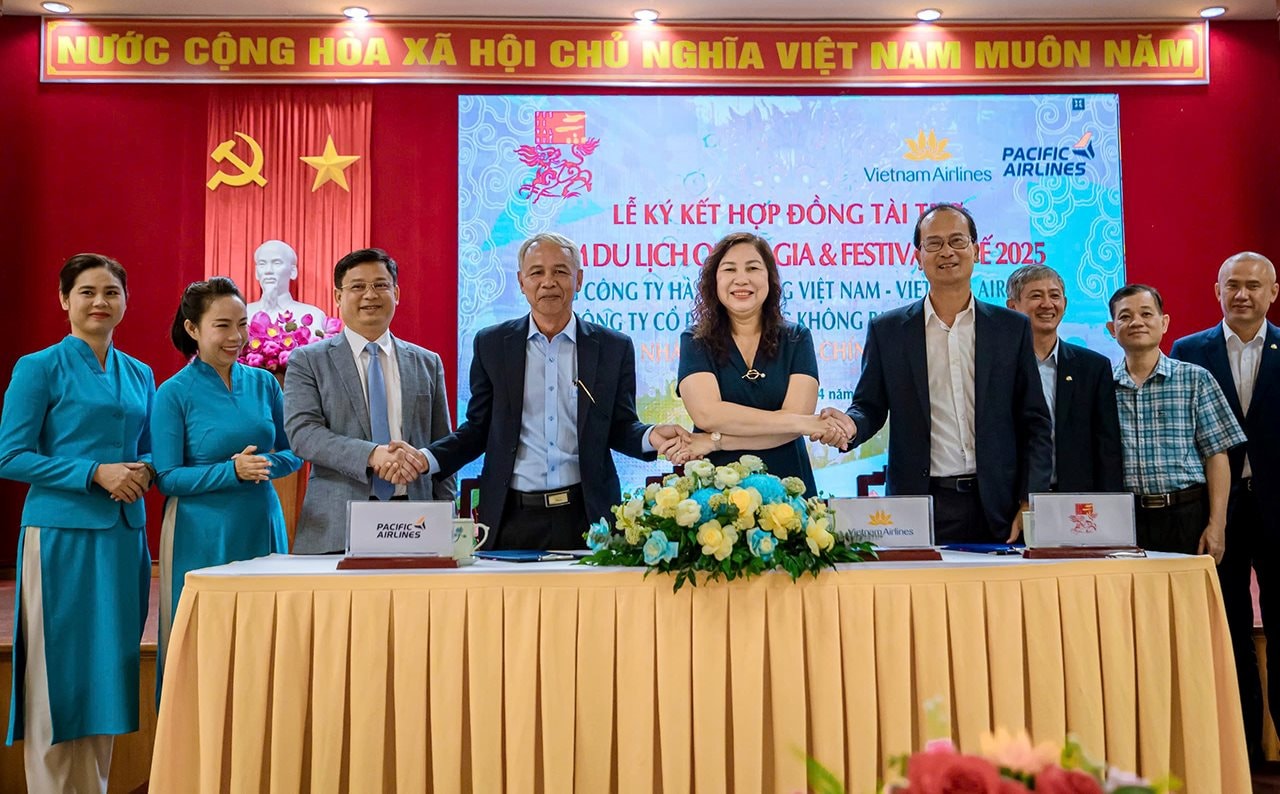 Vietnam Airlines, Pacific Airlines trở thành “Nhà vận chuyển chính thức” Năm Du lịch Quốc gia và Festival Huế