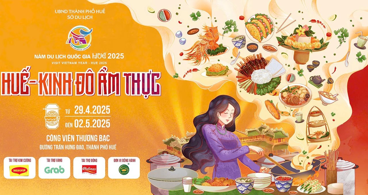 Chương trình “Huế - Kinh đô ẩm thực” có 70 gian hàng và triển lãm ẩm thực 3D bằng công nghệ AR và Hologram